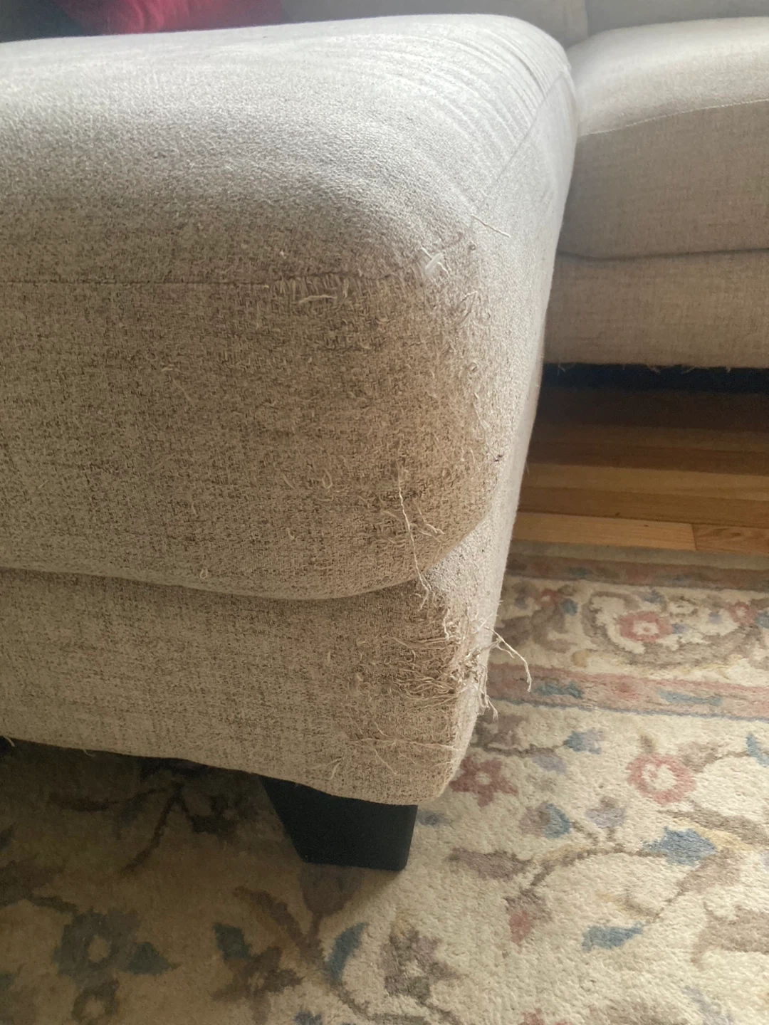 FREE Light Grey Sofa - Some Wear - photo 4