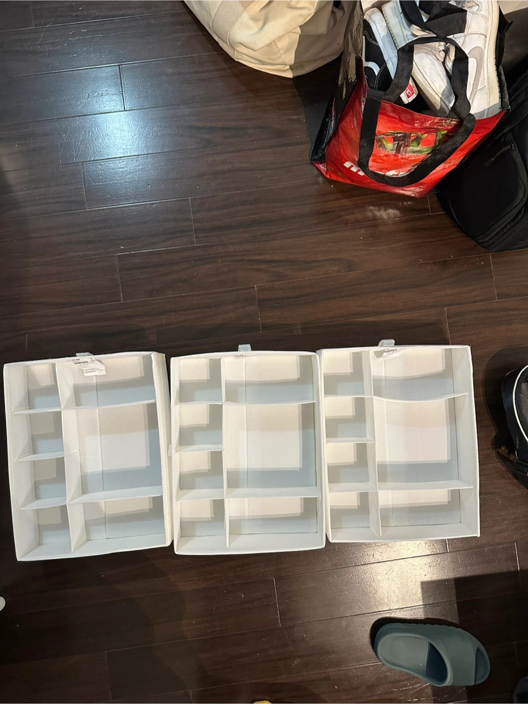 IKEA SKUBB Box with Compartments, White - photo 3