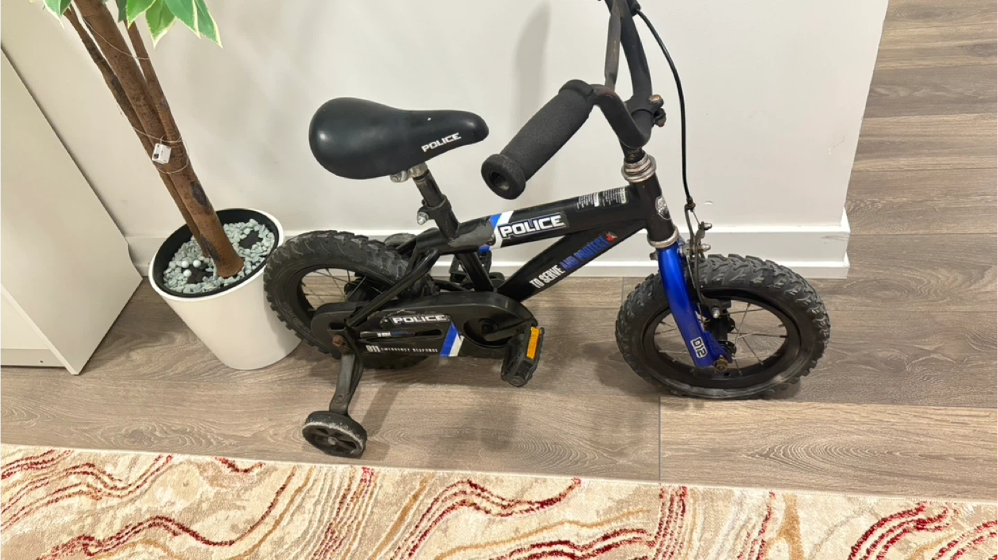 Police Kids' Bike - Great for Beginners!