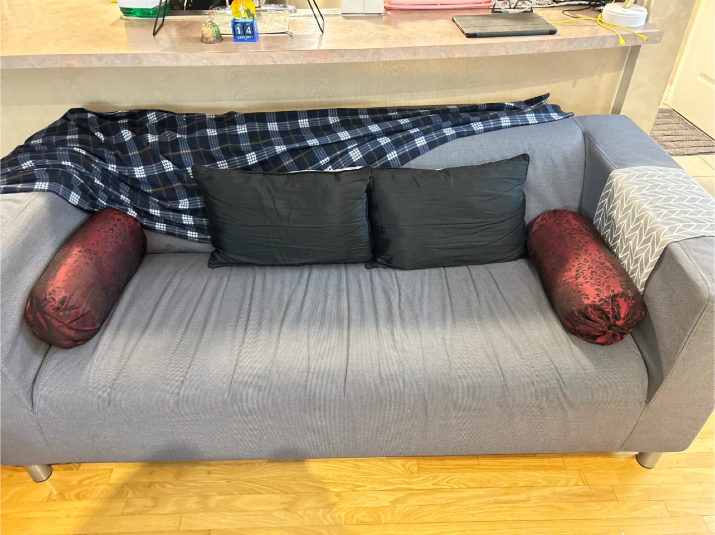 IKEA 2-Seat Sofa - Grey - photo 2