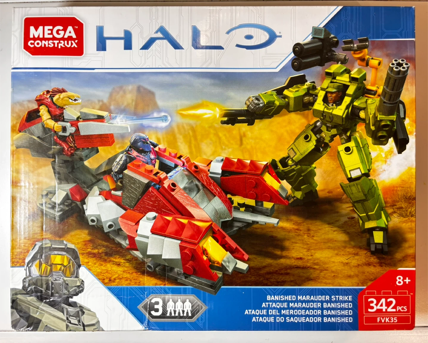 HALO Mega Construx – Banished Marauder Strike – Rare / Neuf