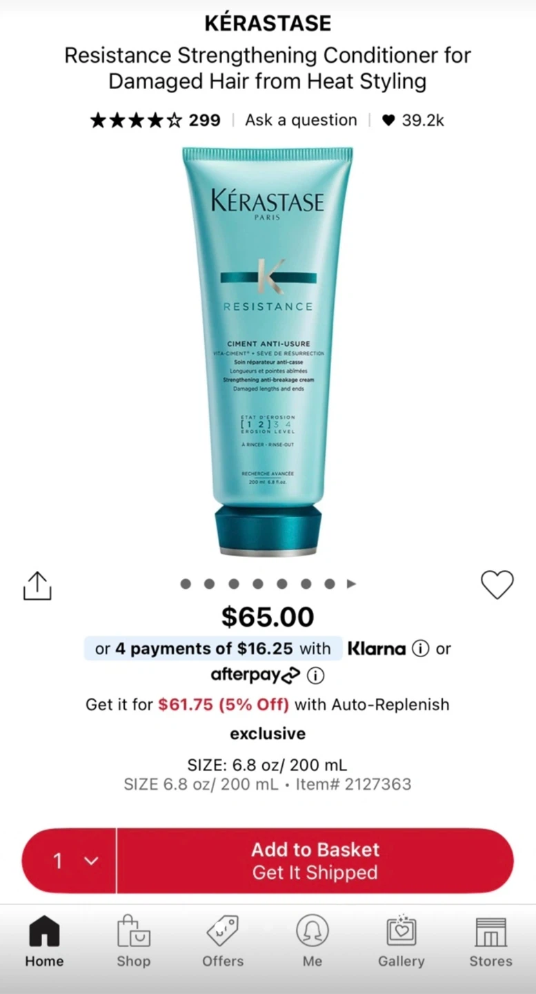 🆕 Kérastase Resistance Strengthening Cream - photo 5