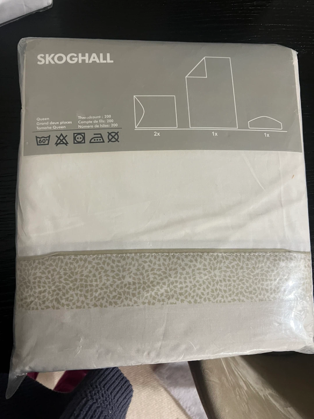 IKEA SKOGHALL Queen Sheet Set - New in Package