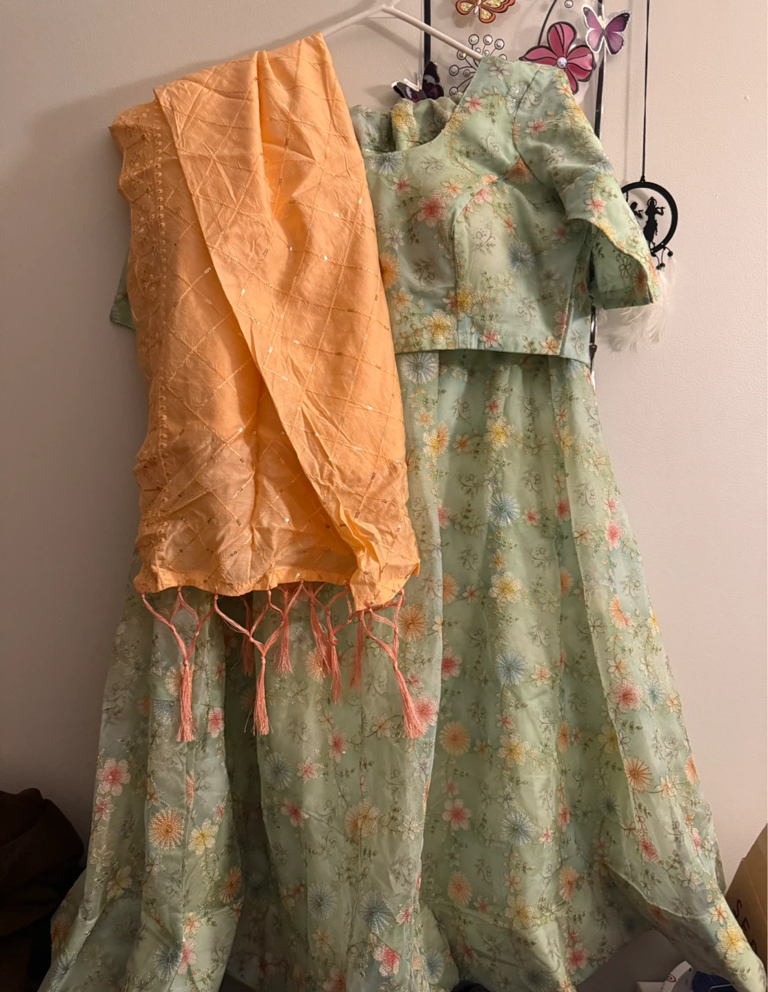 Floral Lehenga Choli Set