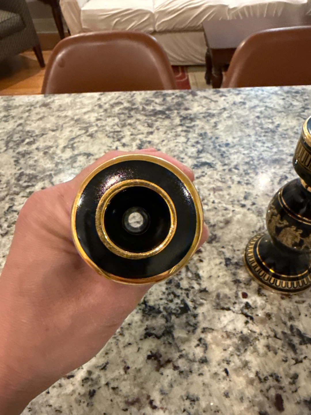 Pair of Handmade Greek Candlestick Holders - photo 4