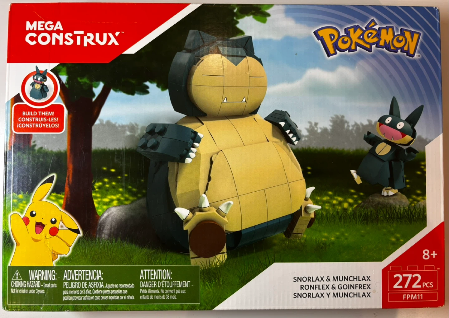 NEUF 🔥 Mega Construx Pokémon Snorlax & Munchlax – Vente rapide