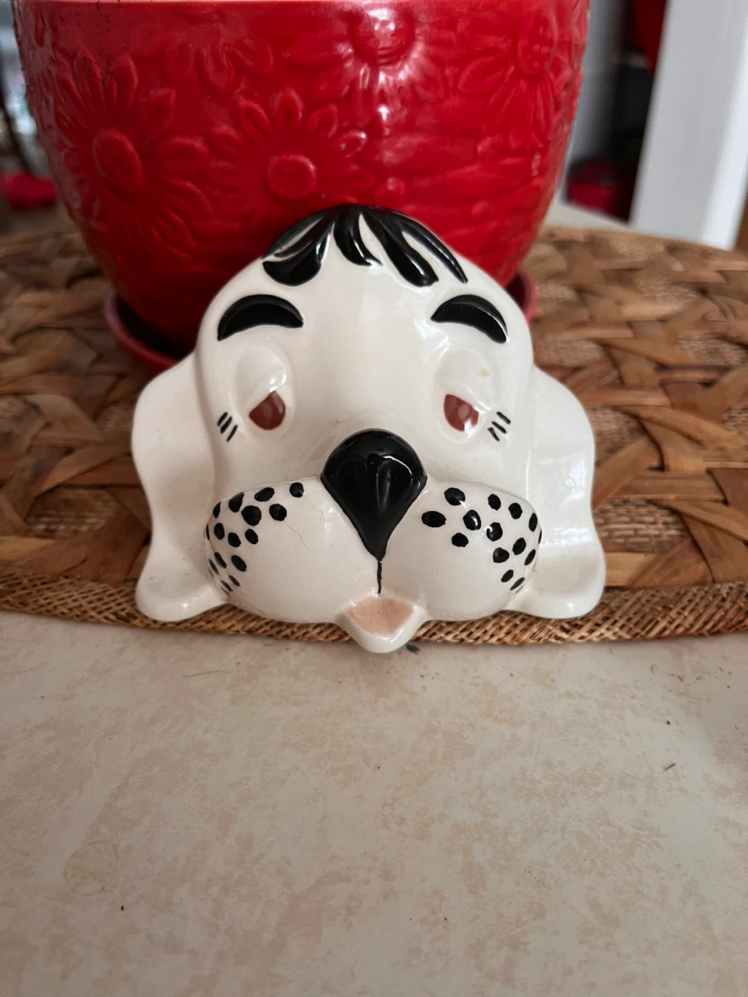 Vintage Dog Head Sunglass Holder