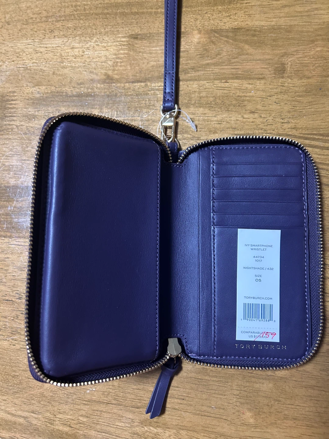 Tory Burch Ivy Smartphone Wristlet - Nightshade - photo 3