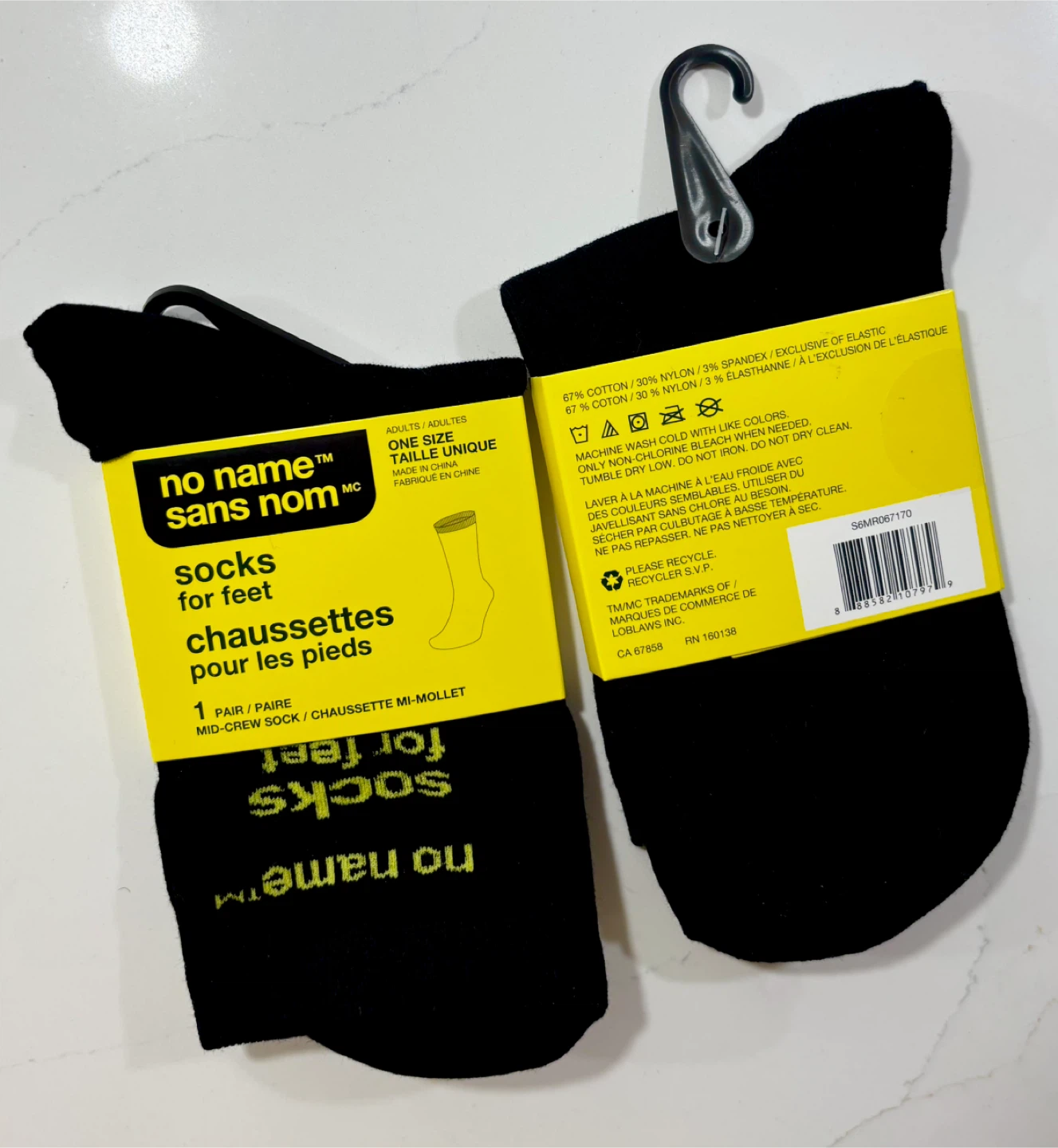 no name socks for feet VIRAL CANADA EXCLUSIVE, Adults, O/S - photo 2