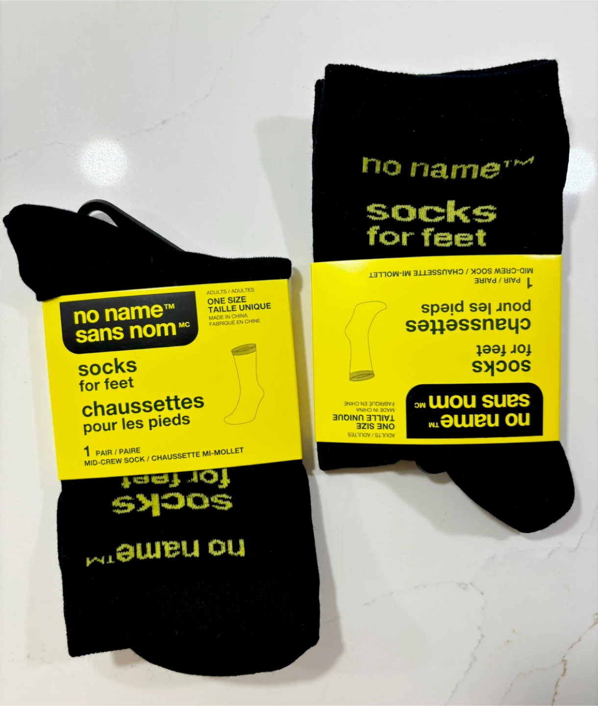 no name socks for feet VIRAL CANADA EXCLUSIVE, Adults, O/S - photo 3