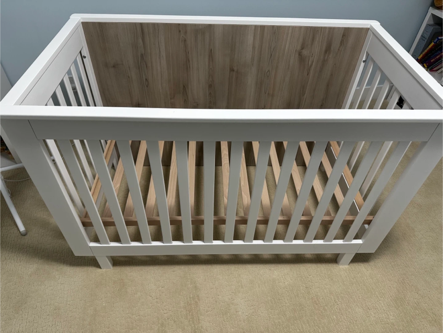 Convertible Crib - White + Toddler Bed Conversion Kit