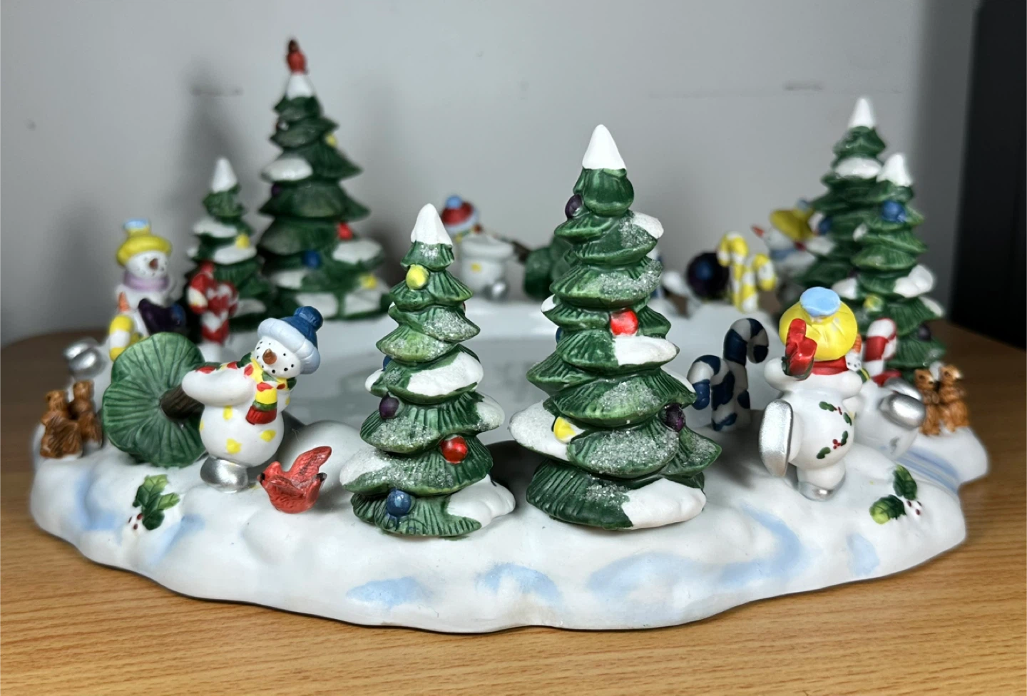 PartyLite Christmas Snowman 3-Wick Candle Holder - photo 5