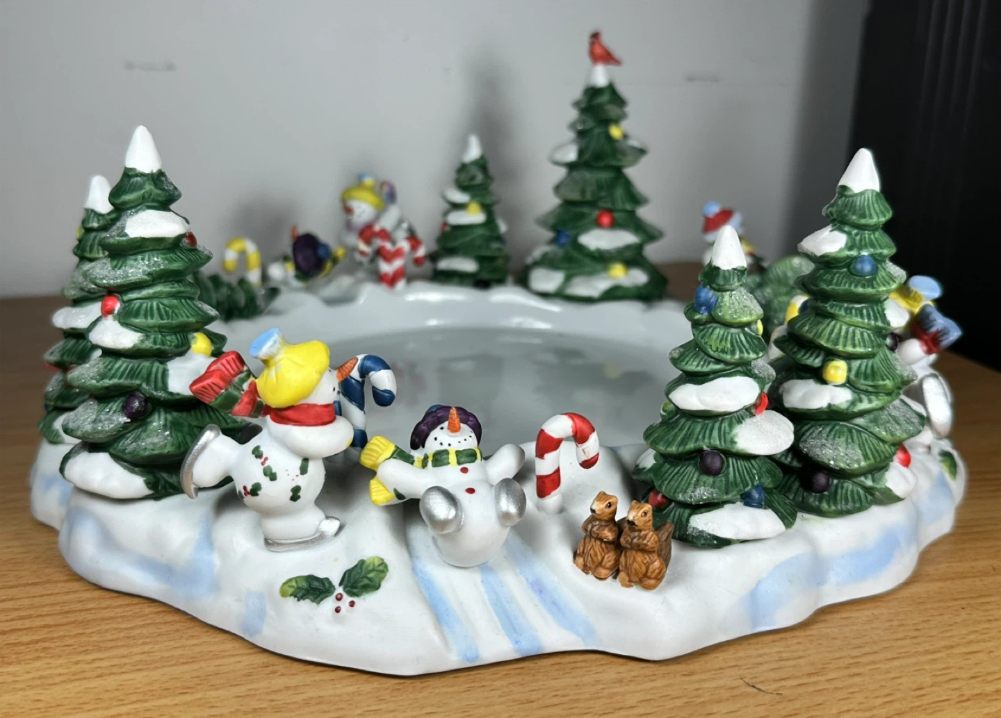 PartyLite Christmas Snowman 3-Wick Candle Holder - photo 4