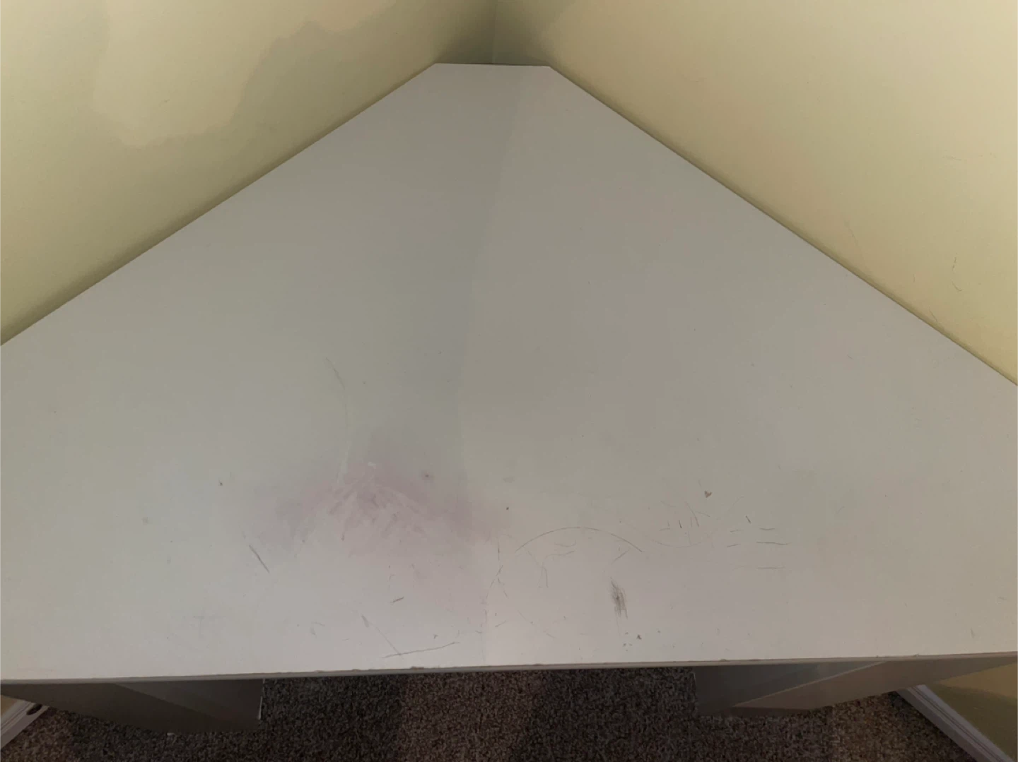 White Corner Desk and Storage Bench - photo 4
