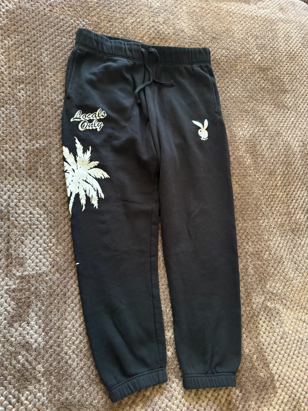 Playboy Black Sweatpants - photo 2