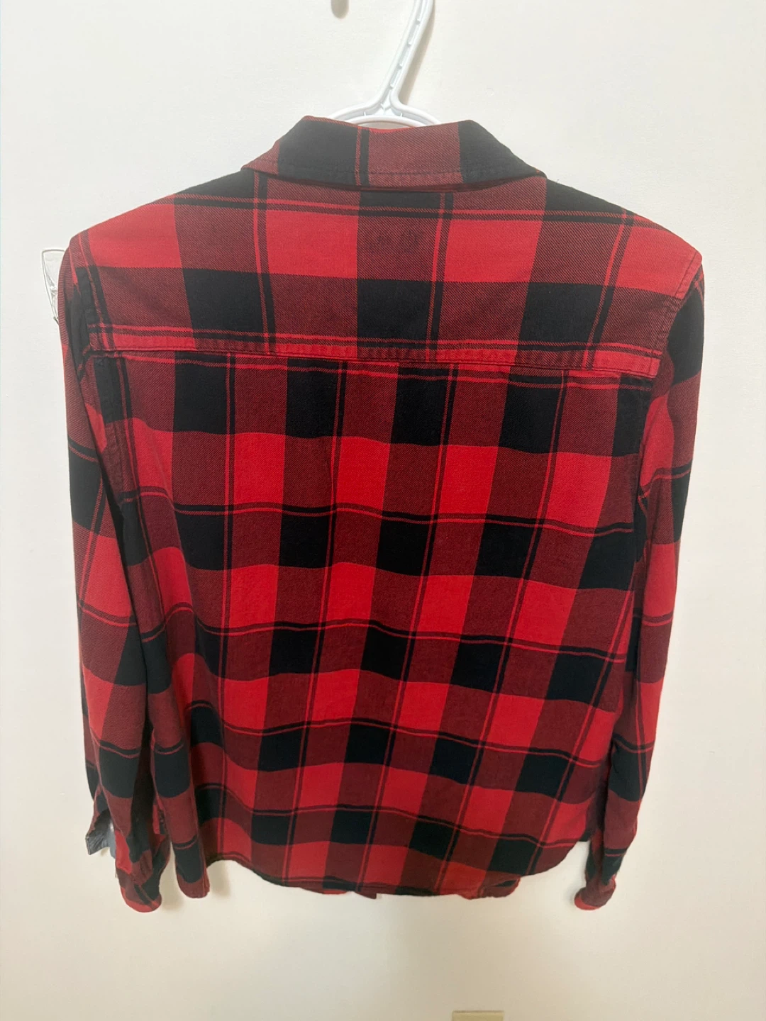 Tailor Vintage Red & Black Flannel - Size L - photo 2