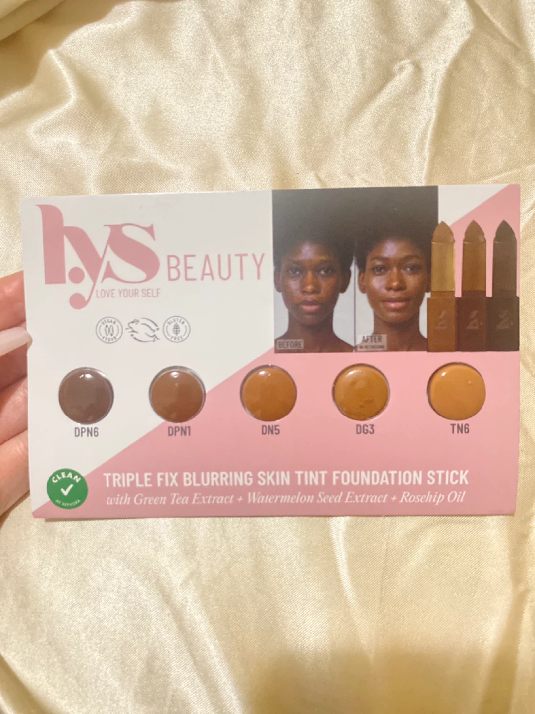 LYS Beauty Triple Fix Blurring Skin Tint Foundation Stick