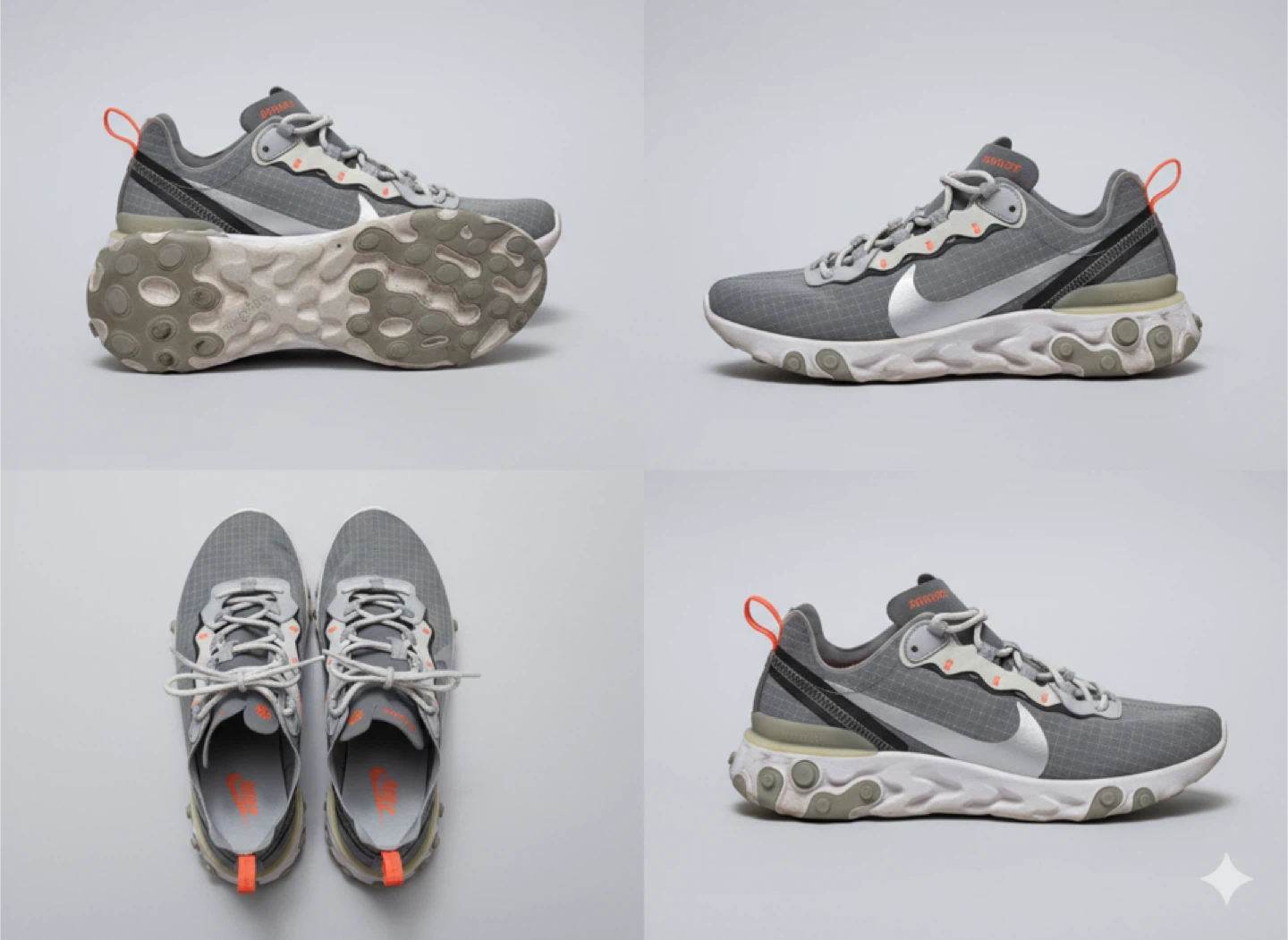 Nike React Element 55 Grey