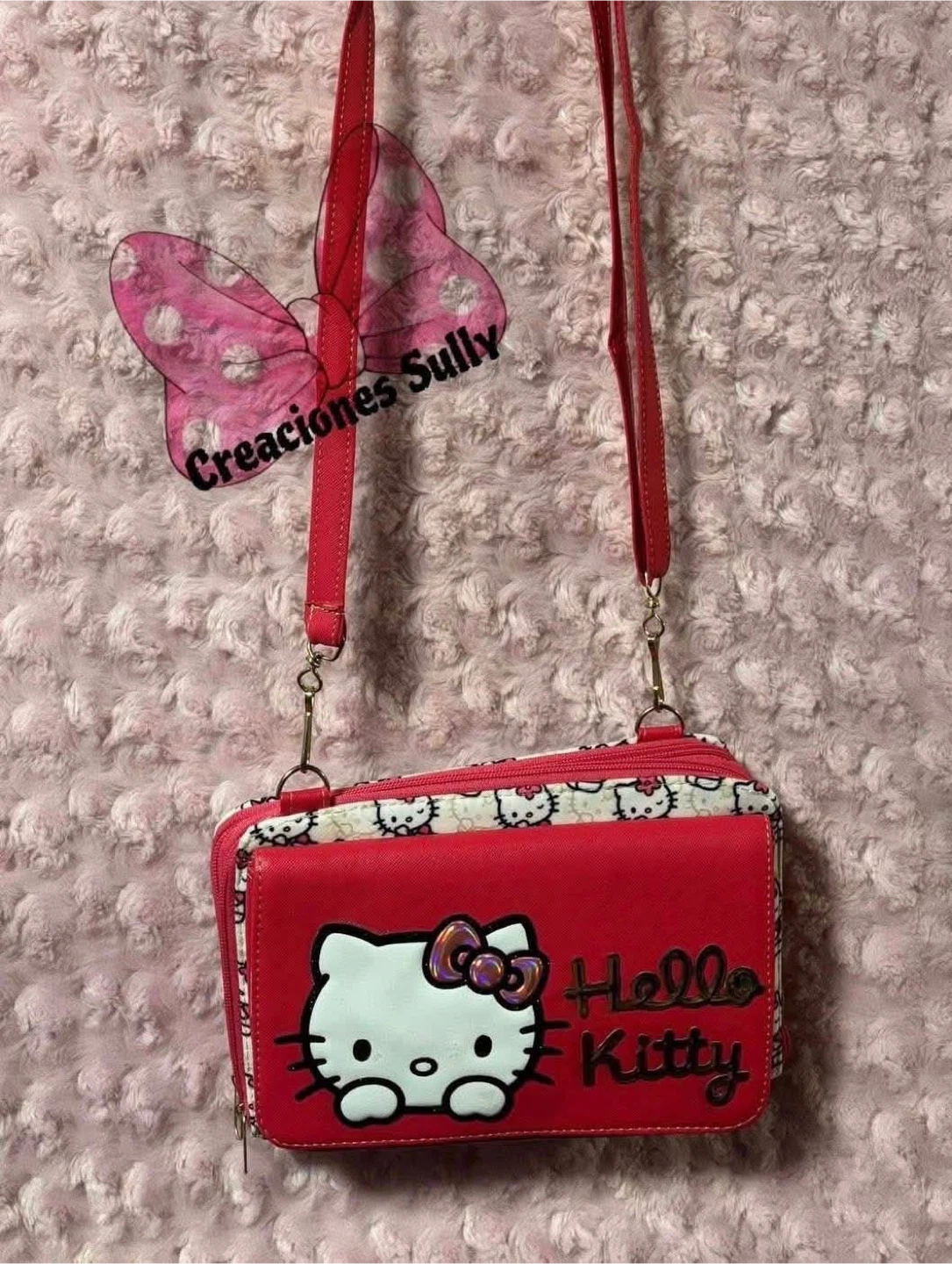 Hello Kitty Red Crossbody Bag