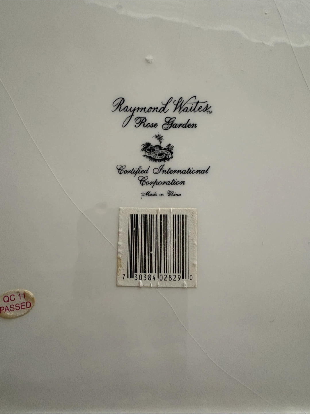 Raymond Waites Rose Garden Square Plate - photo 5