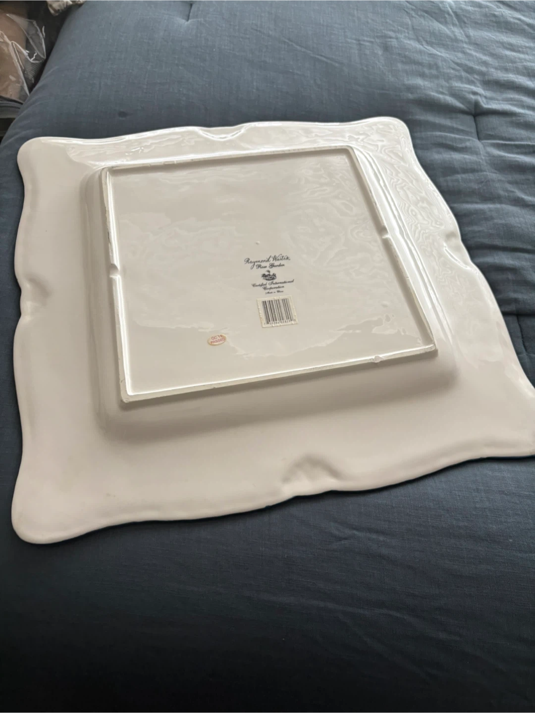 Raymond Waites Rose Garden Square Plate - photo 2