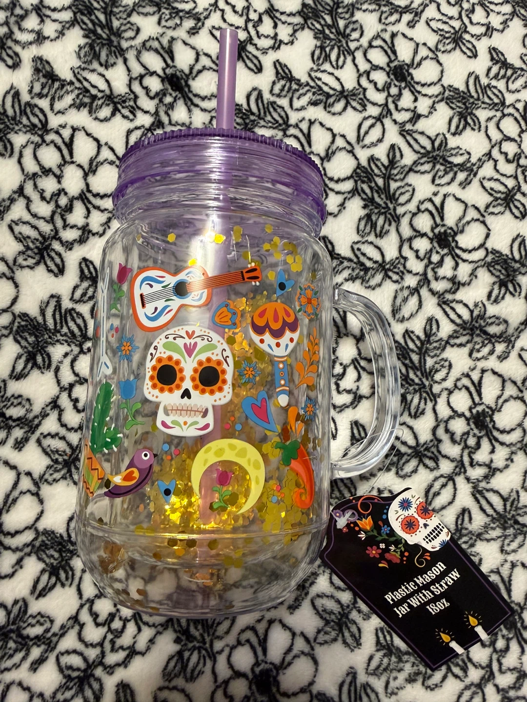 Plastic Mason Jar with Straw 18oz - photo 4