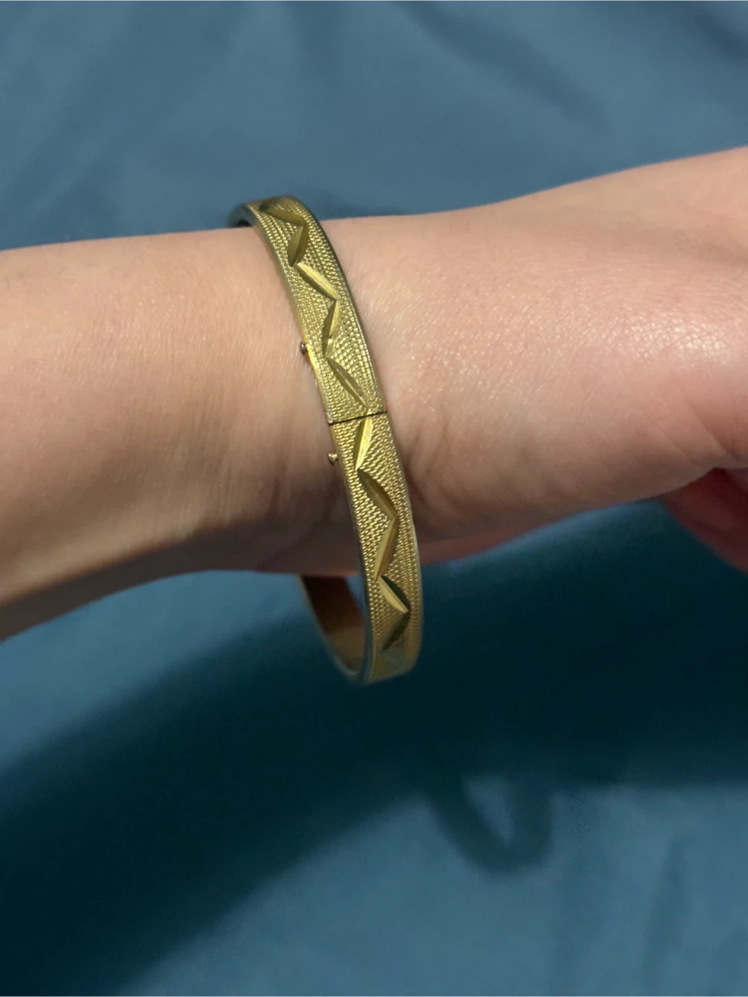 Gold Bangle Bracelet - photo 4