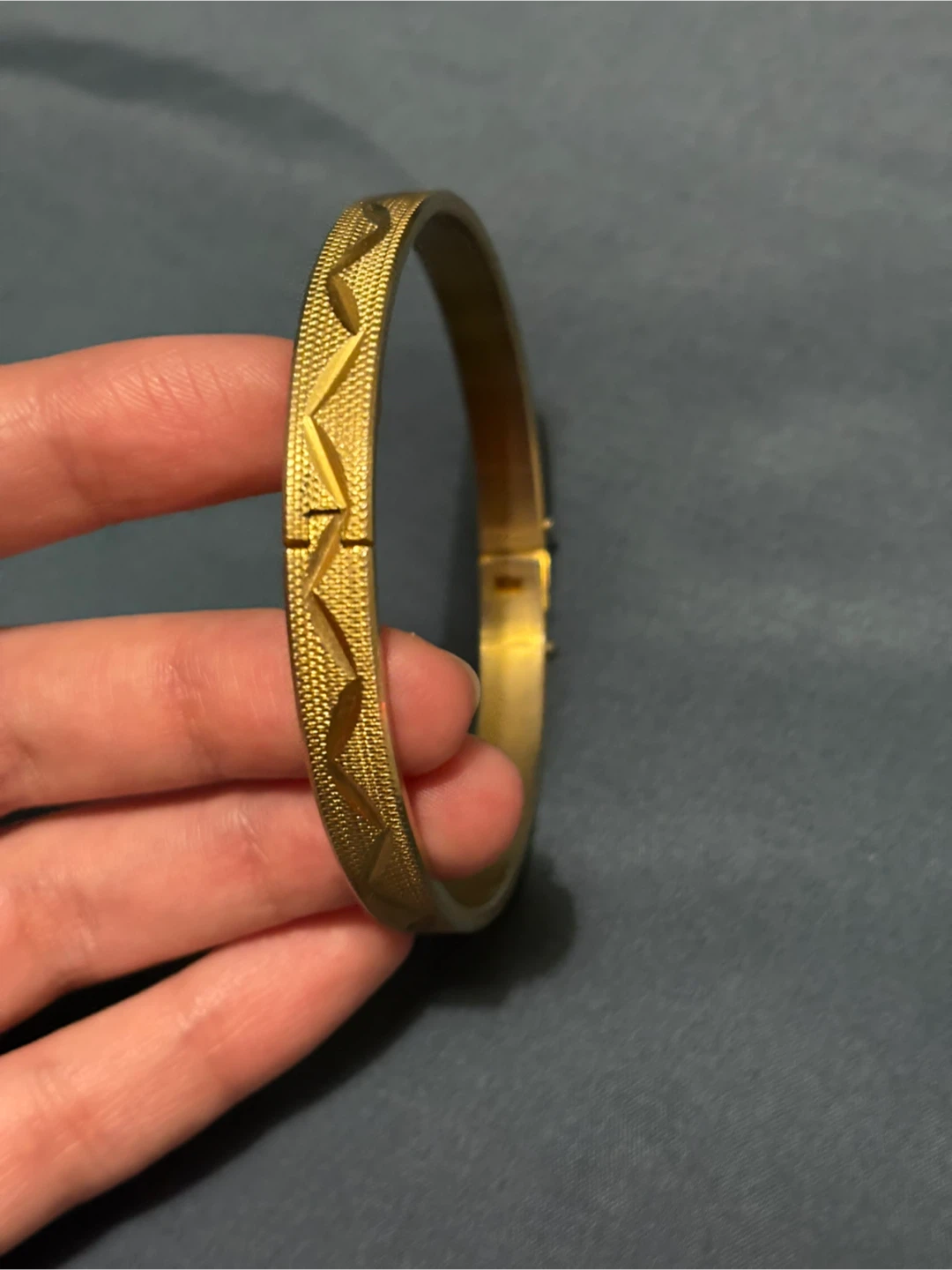 Gold Bangle Bracelet - photo 2