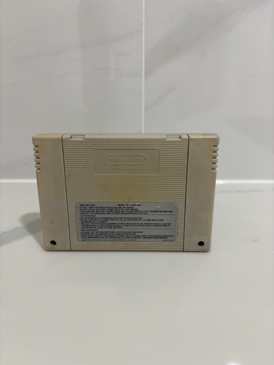 Street Fighter II Super Nintendo Game Cartridge 🥕 - photo 2