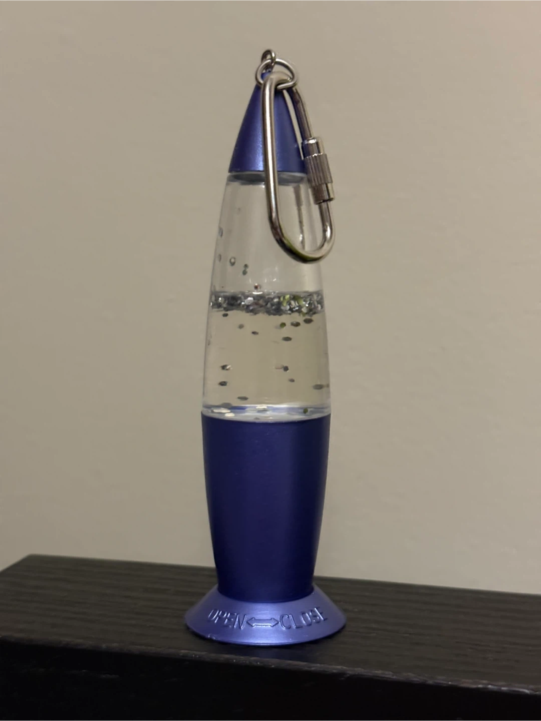 Mini Lava Lamp Keychain - Purple - photo 2