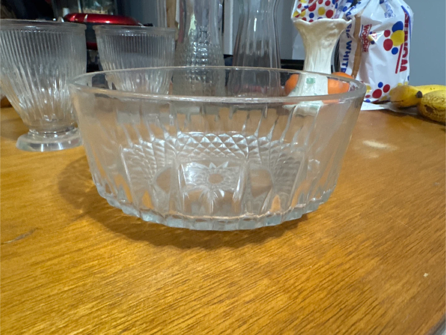 Clear Glass Serving Bowl 🥕 - photo 2