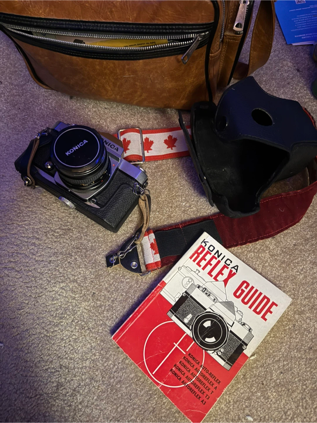 Vintage! Konica Autoflex T3 SLR 35mm Camera - photo 3