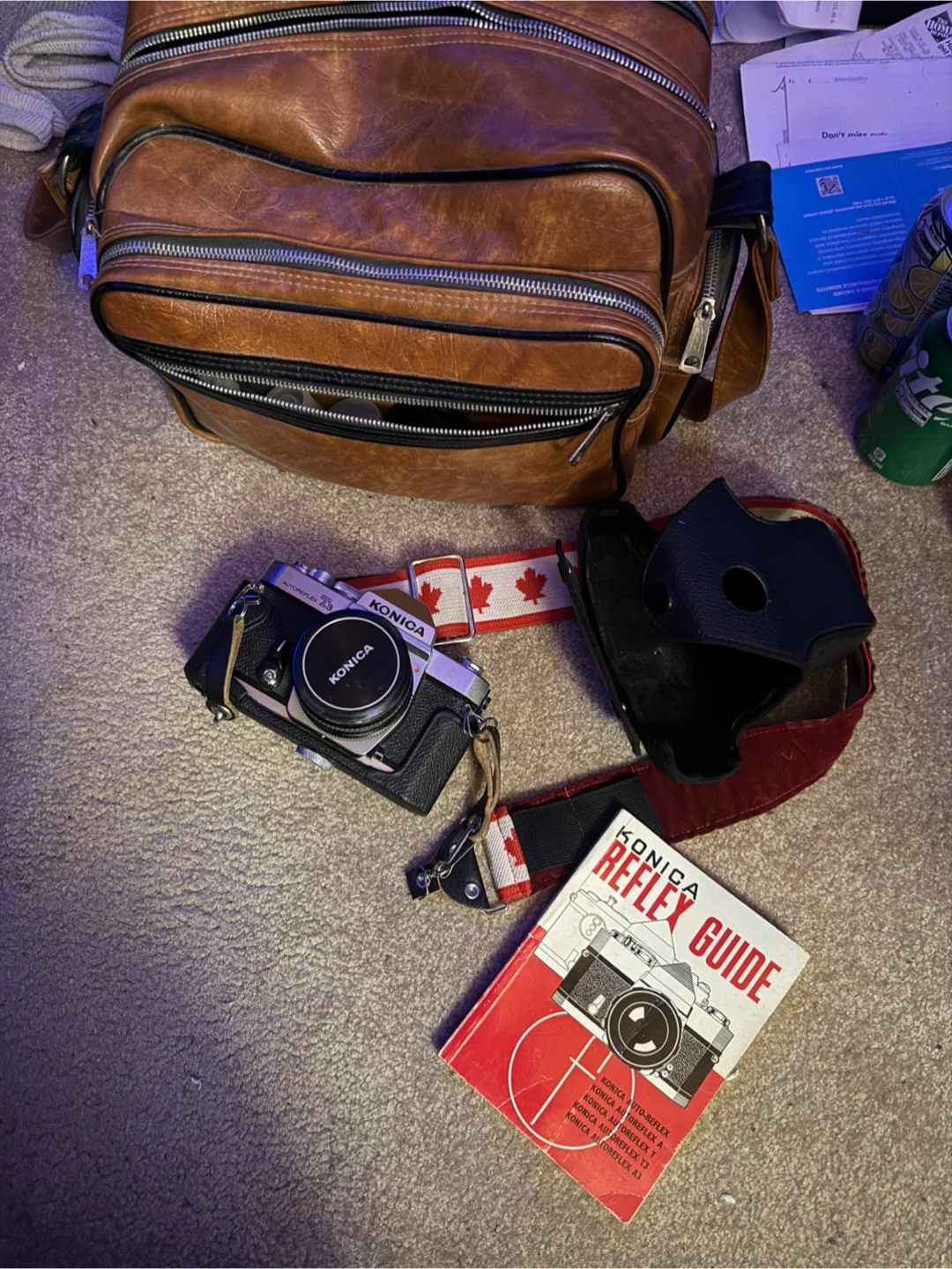 Vintage! Konica Autoflex T3 SLR 35mm Camera - photo 5