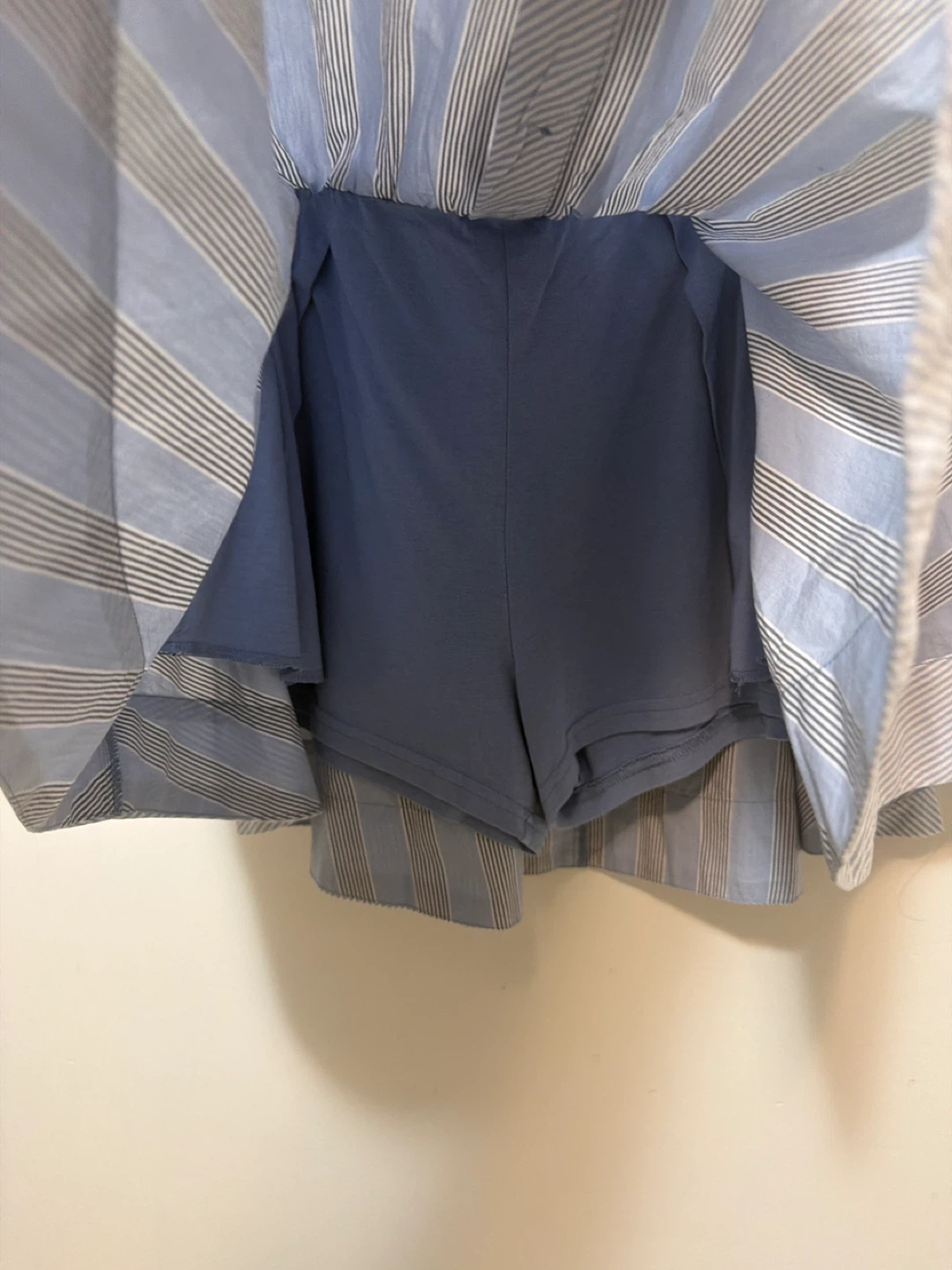 Aerie Skort - Blue Striped, Size M - photo 3