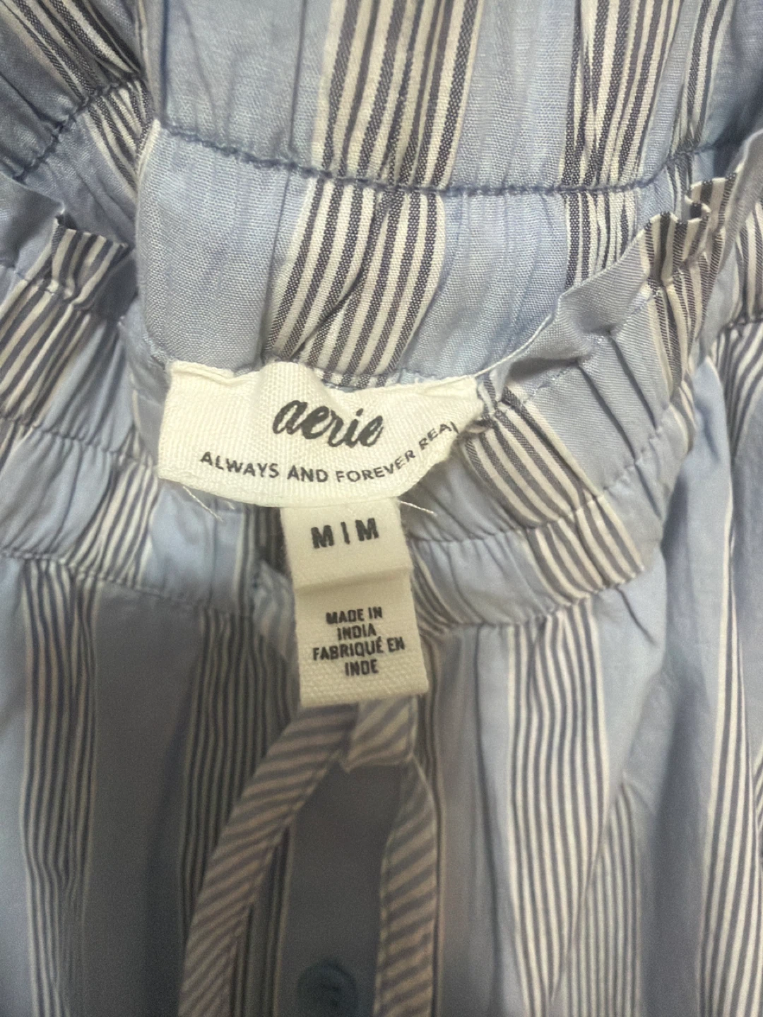 Aerie Skort - Blue Striped, Size M - photo 4