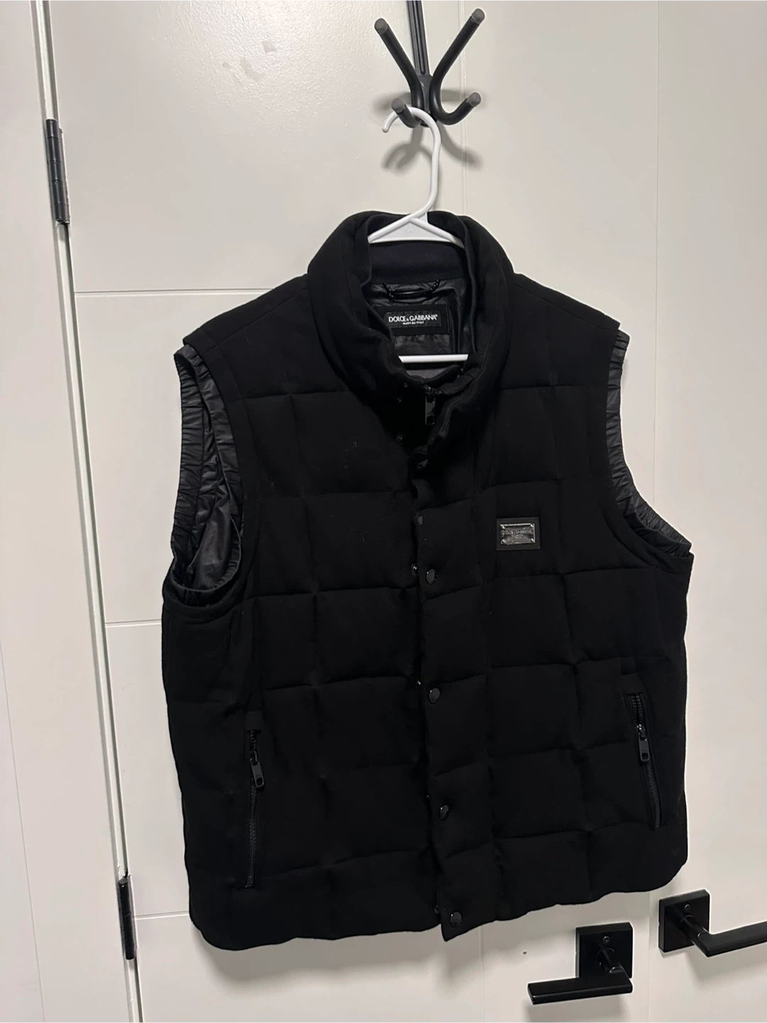 Dolce & Gabbana Black Padded Vest