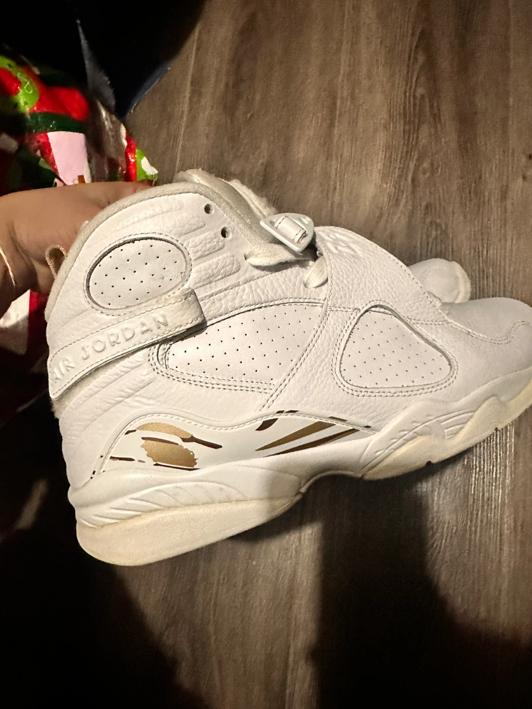 Air Jordan 8 Retro OVO White/Gold Size 9.5 - photo 5