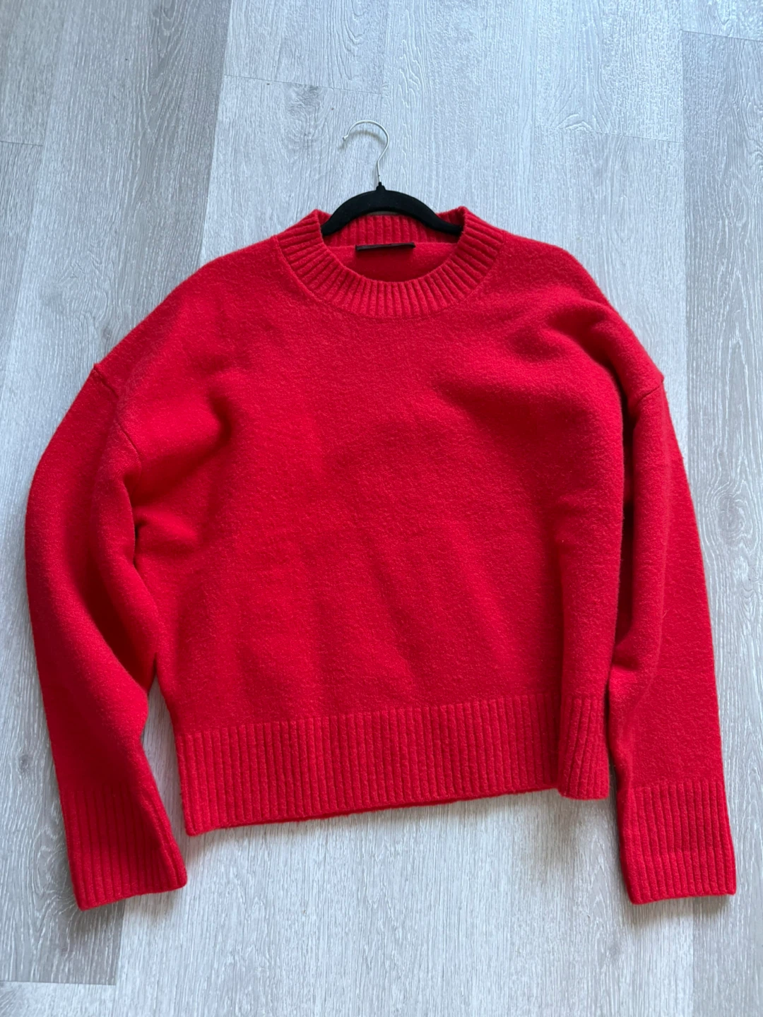Zara Red Knit Sweater