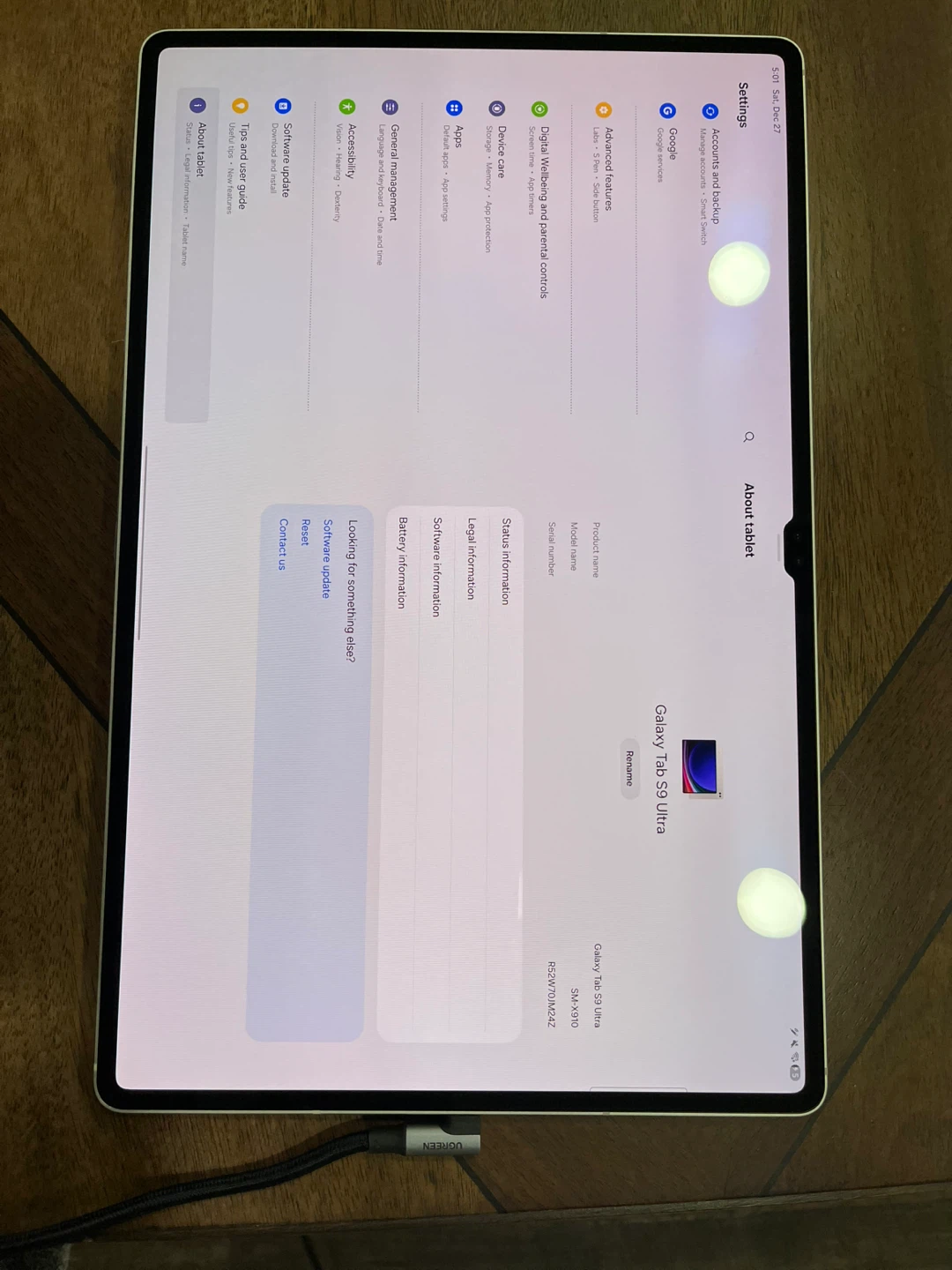 Samsung Galaxy Tab S8 Ultra - 512GB - photo 3