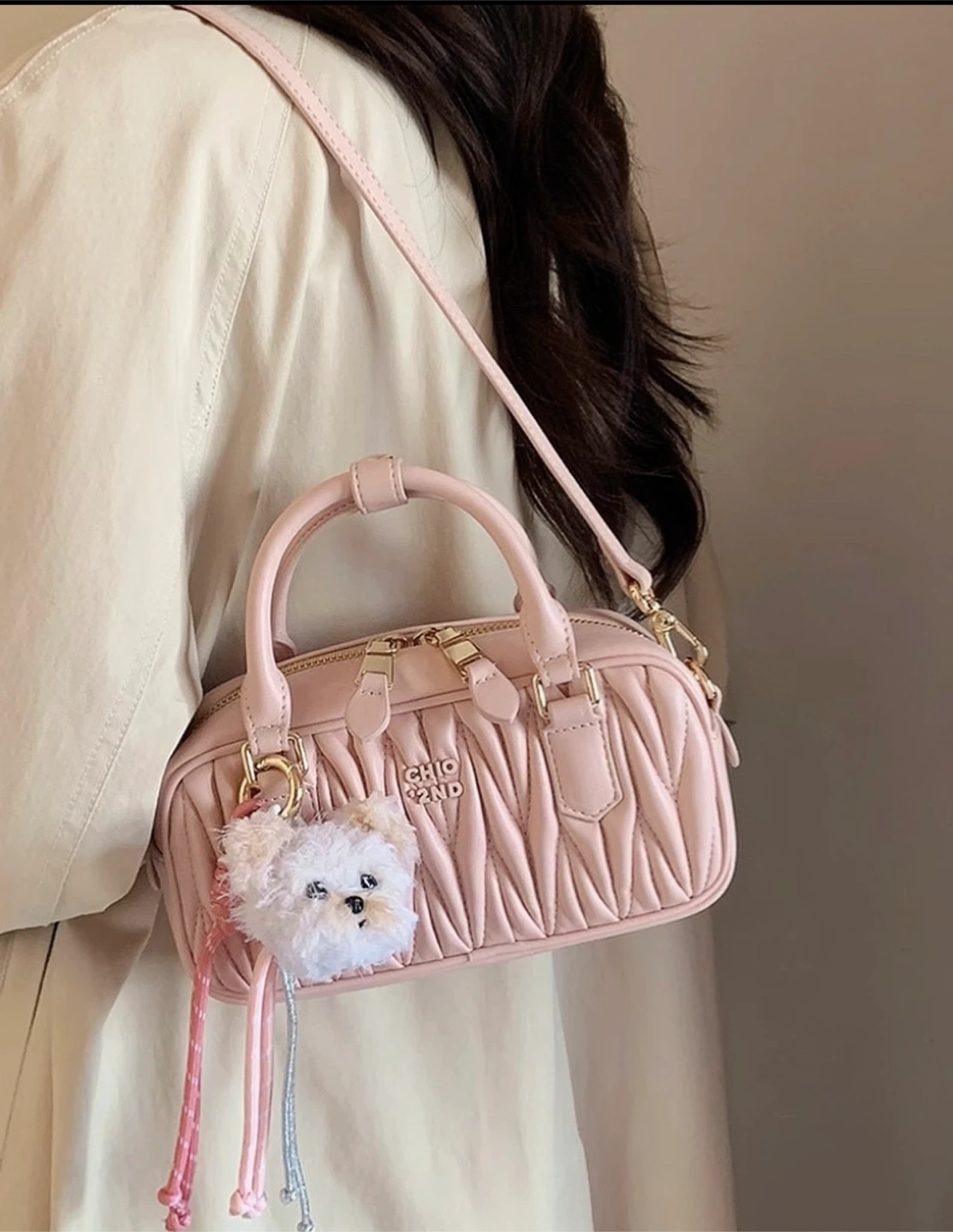 Super Cute Sakura Pink Mini Boston Bag - New - photo 2