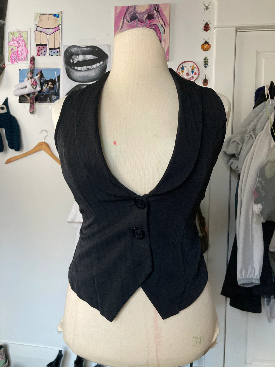 Black Lace vest - photo 2