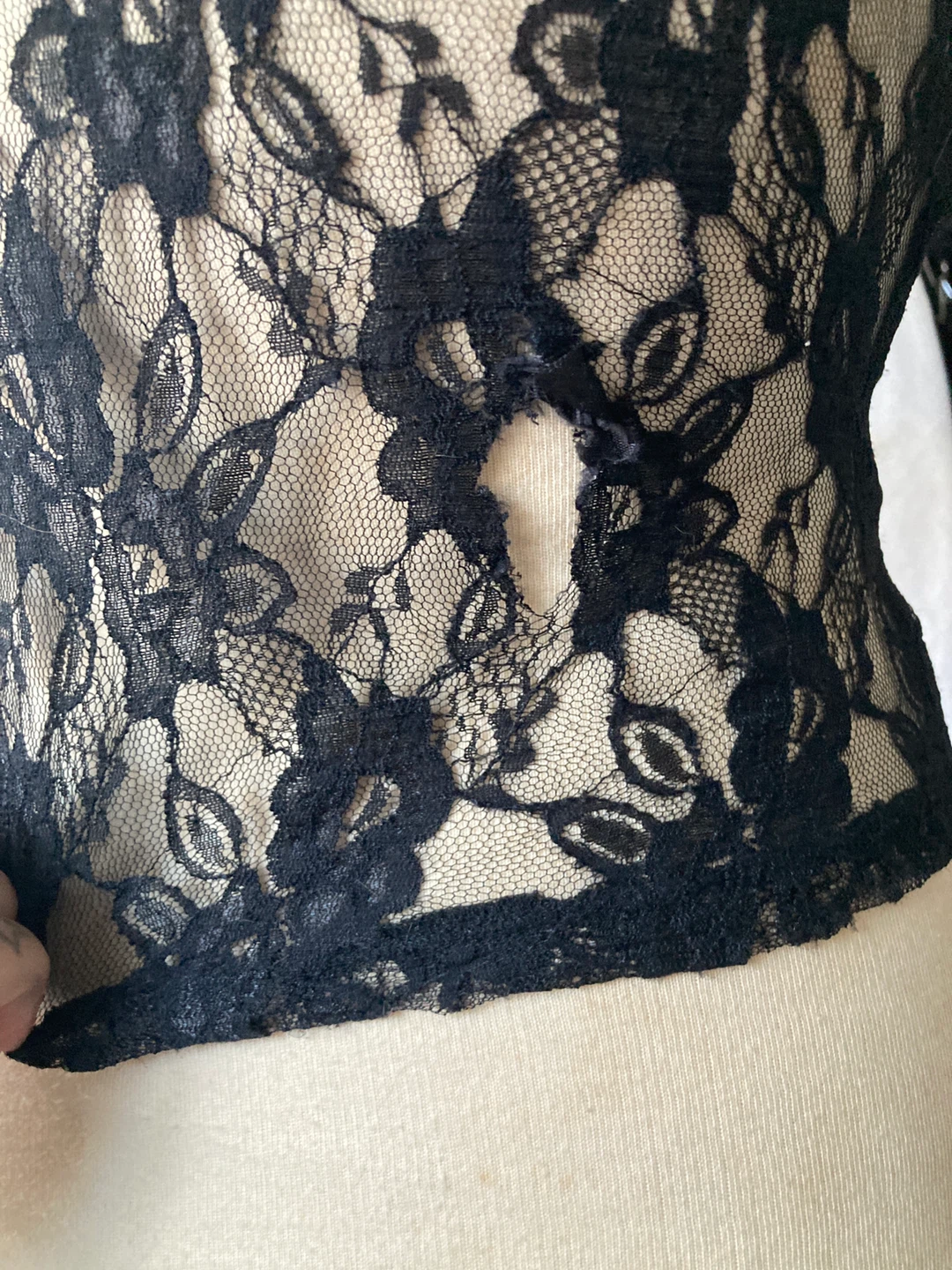 Black Lace vest - photo 3