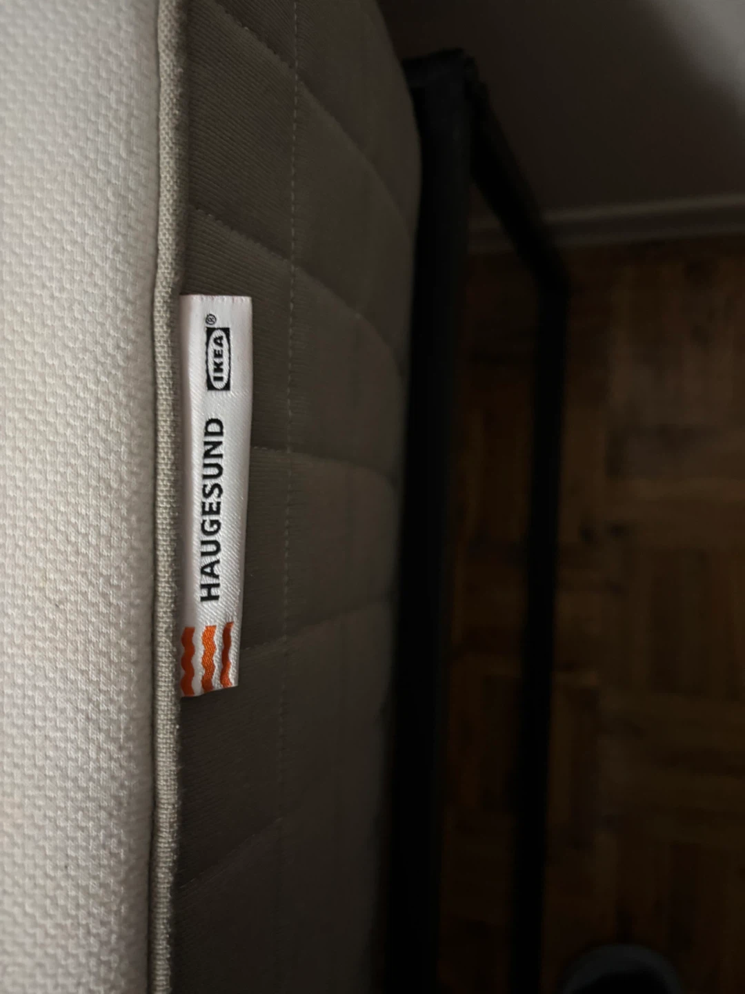 IKEA Haugesund Mattress and steel bed frame - photo 3