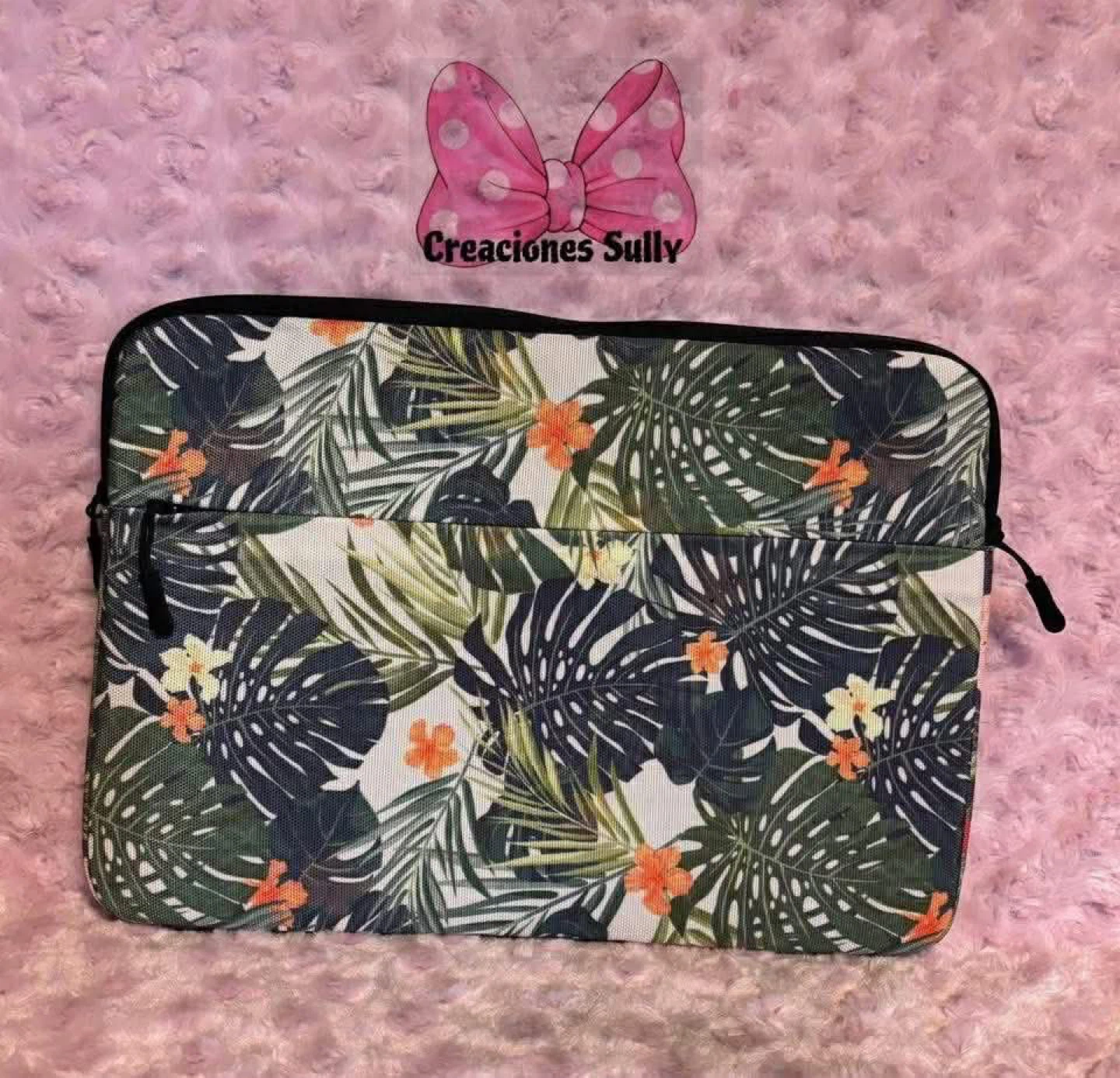 Laptop Case with Floral Print