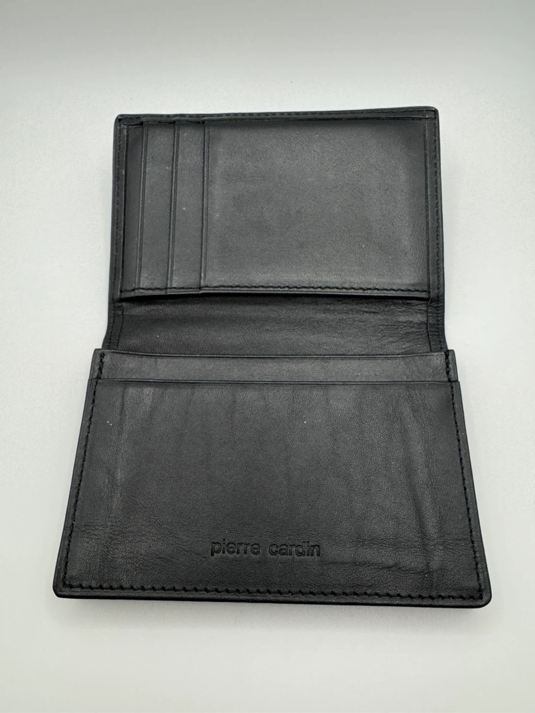 Pierre Cardin Black Leather Bi-Fold Wallet 🥕 - photo 2
