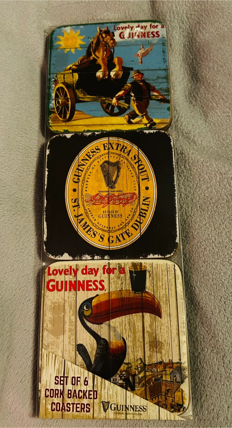 Guinness Cork Backed Coasters - Set of 6 - photo 2