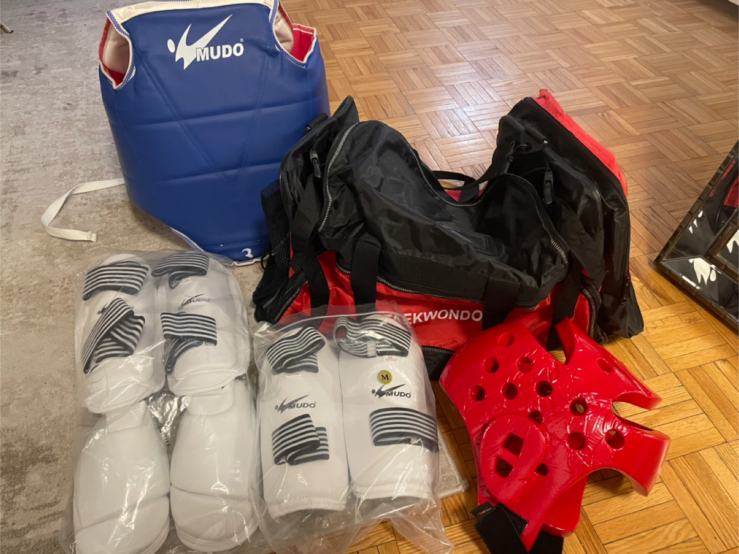 Mudo Taekwondo Gear Set + taekwondo bag
