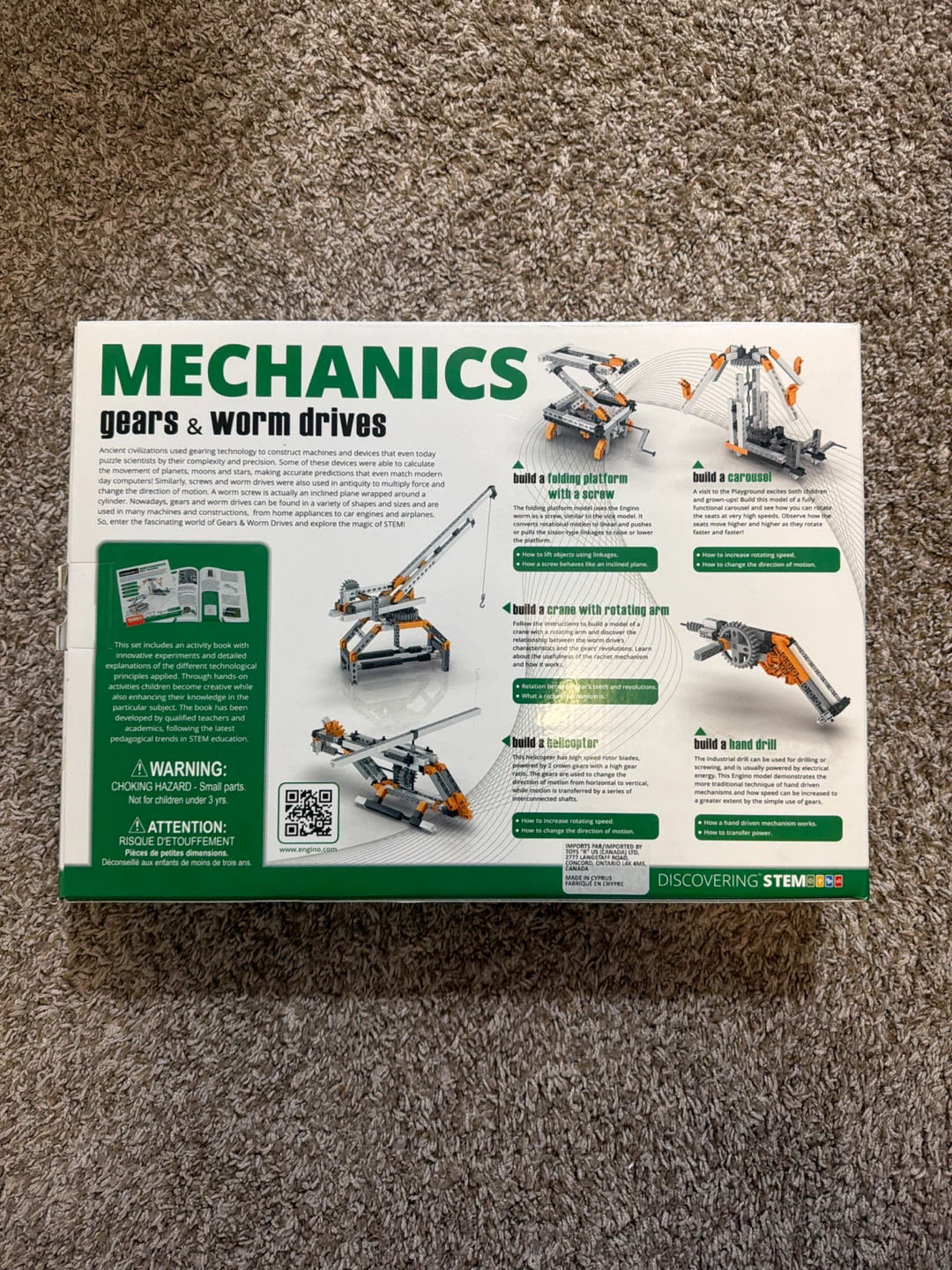 Engino Mechanics Gears & Worm Drives STEM Kit - photo 2