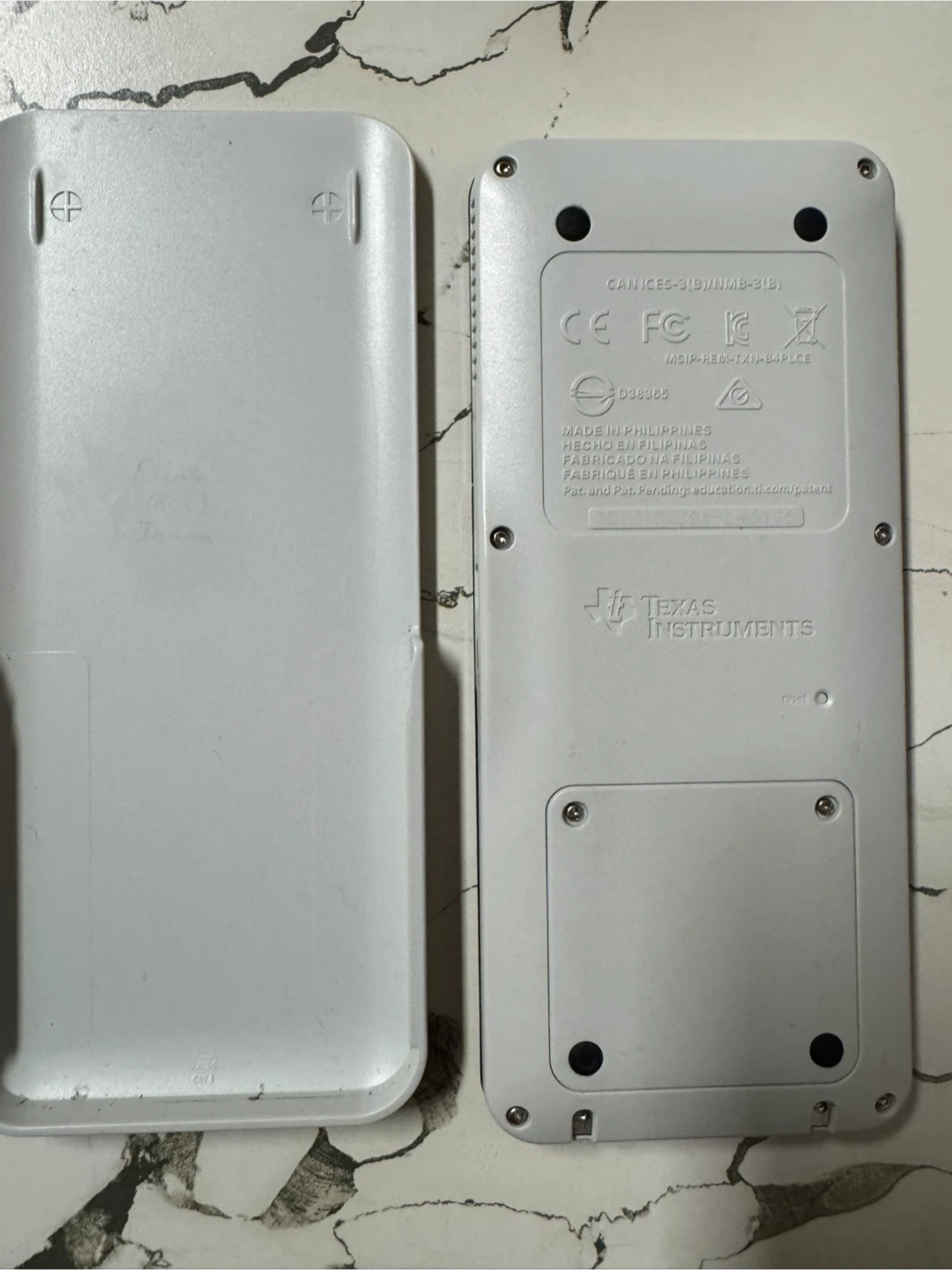 Texas Instruments TI-84 Plus CE Calculator White Great condition - photo 2