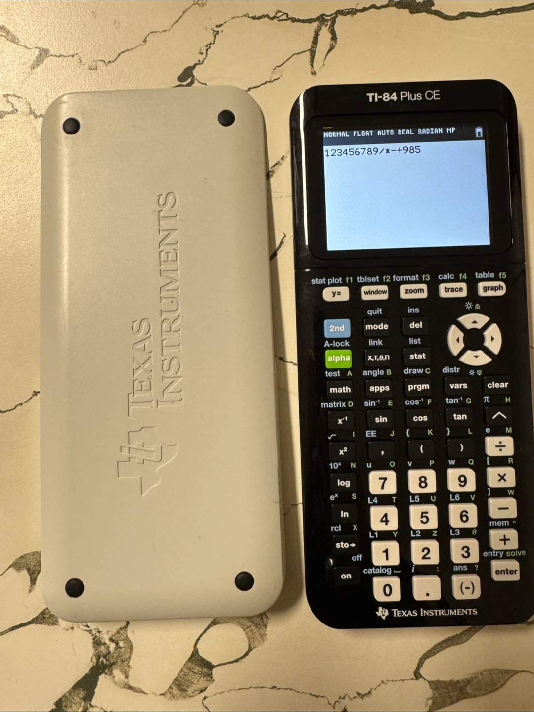 Texas Instruments TI-84 Plus CE Calculator White Great condition